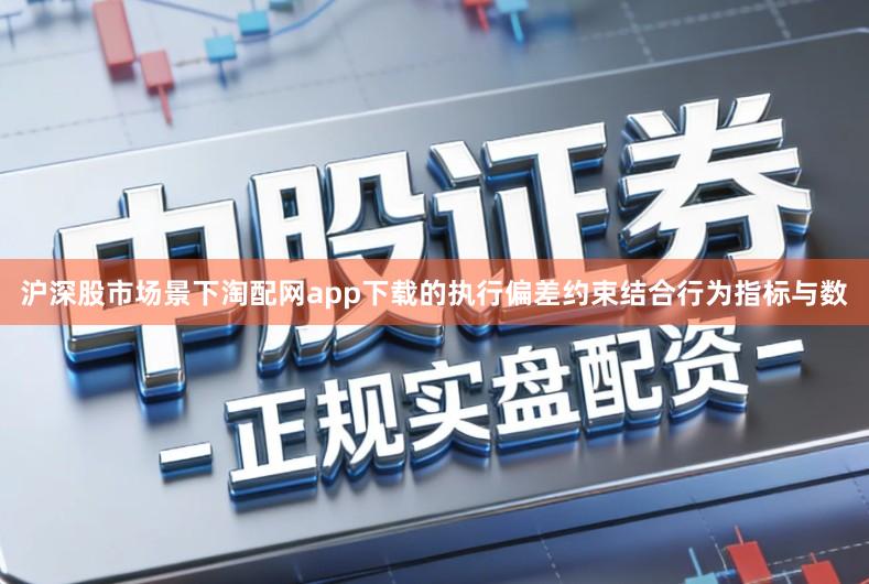 沪深股市场景下淘配网app下载的执行偏差约束结合行为指标与数